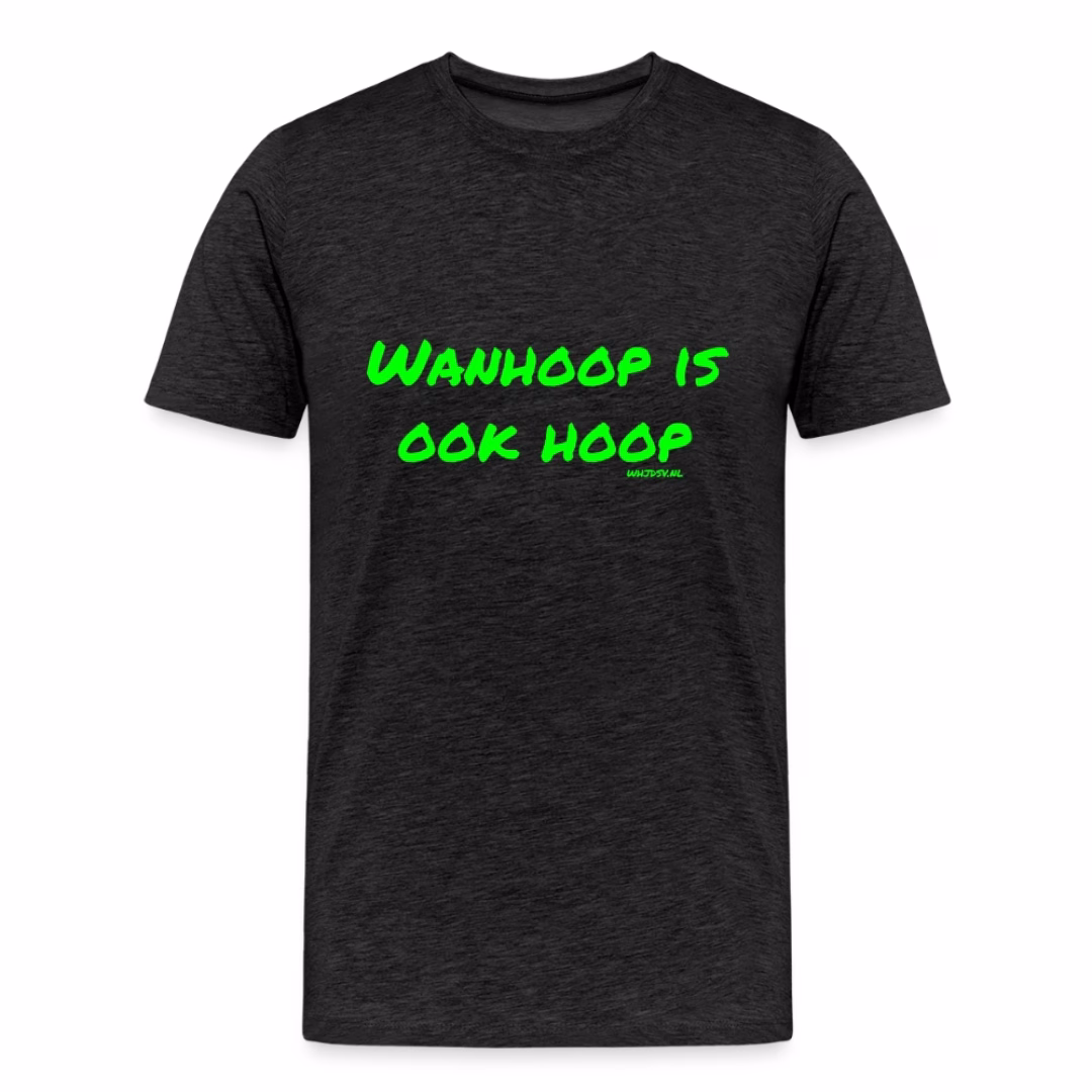 Een shirt met de tekst: "Wanhoop is ook hoop"